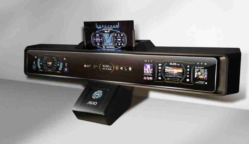 人生就是博Micro LED沉浸式车舱显示方案结合 可卷式、、、、可伸缩的Micro LED应用并可呈现不同的质感纹路，，，展现人性化设计