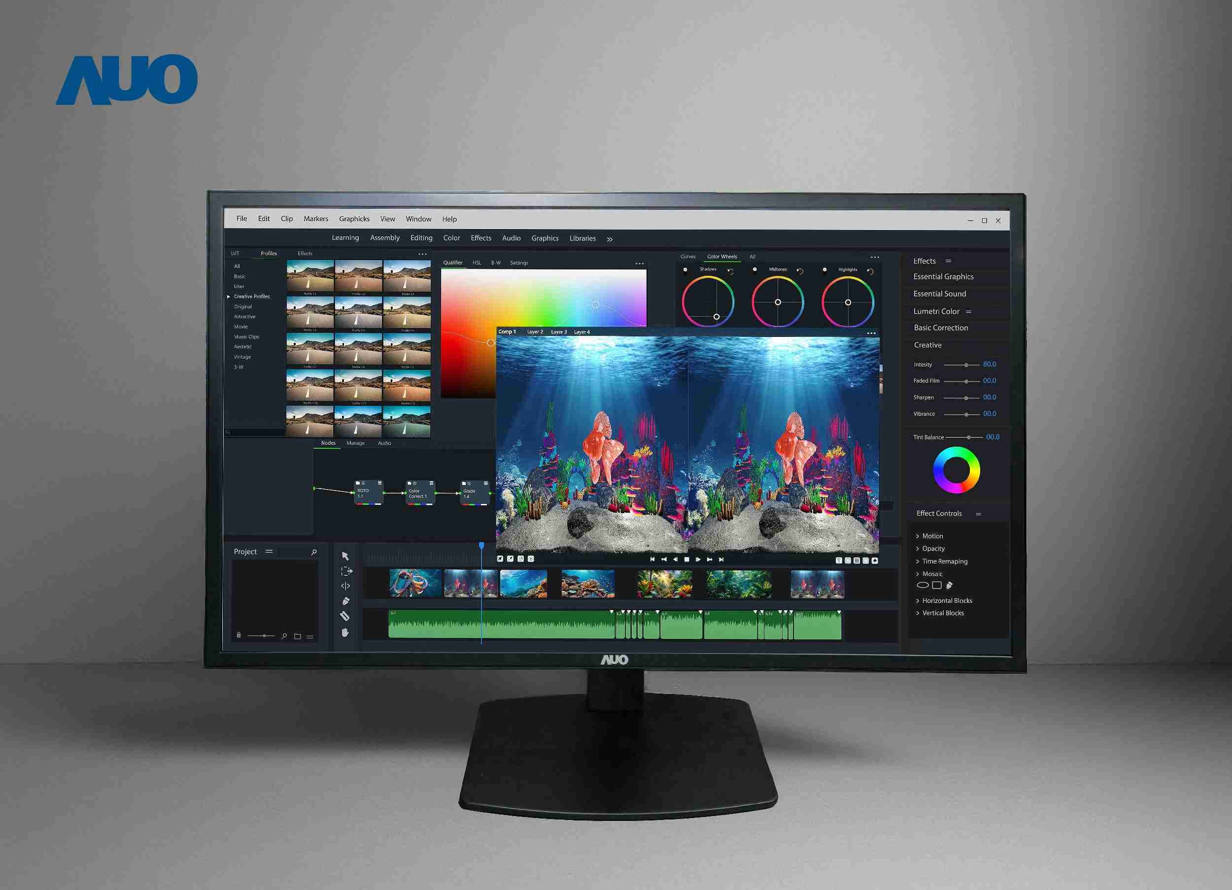 人生就是博开发32吋2D/3D专业桌上型显示器，，，，拥有8K4K超高分辨率，，，，并以低串扰算法优化3D显示效果，，，，搭载自动眼球追踪功能，，，，能实时调整3D图像，，进行实时2D与3D无缝共存窗口，，，提供图像设计工作者突破二维接口的崭新工作氛围与效率